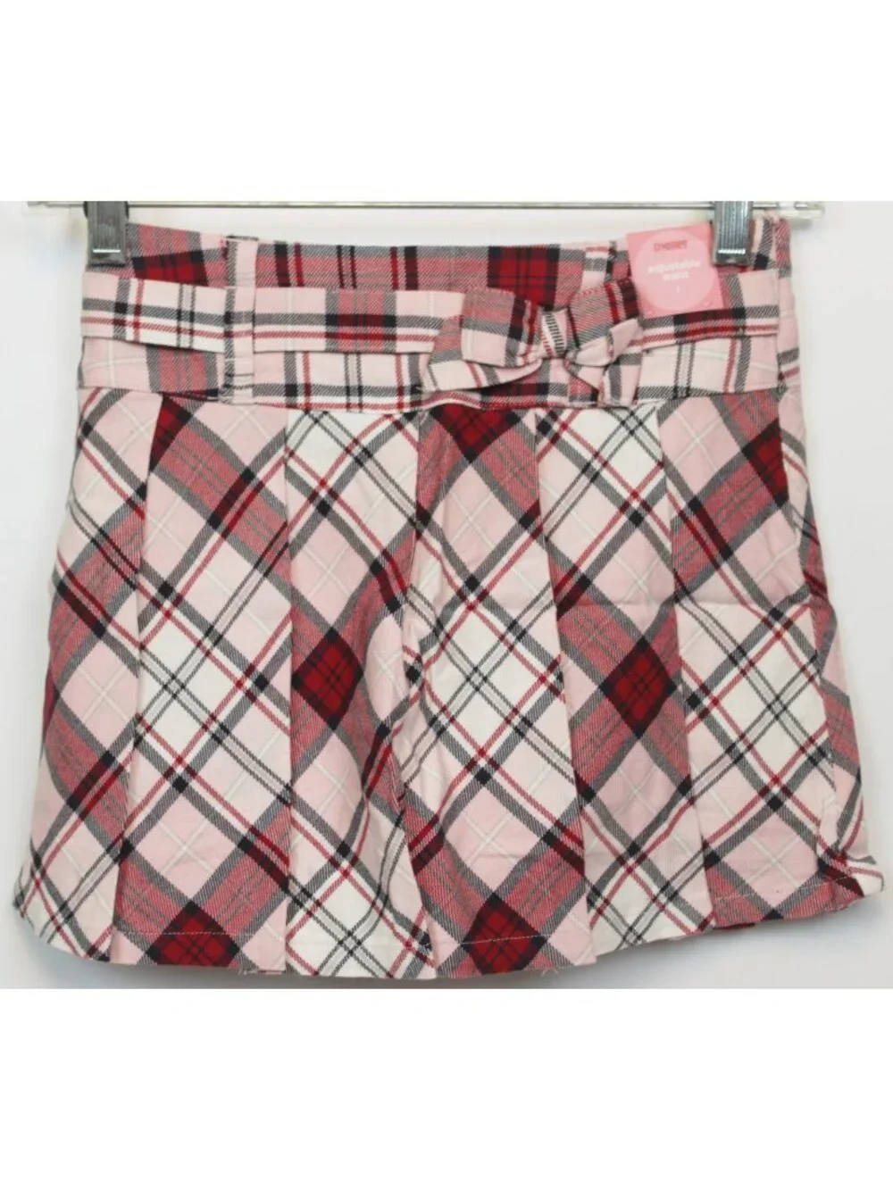 2007 Gymboree School Girls Rock Y2K Pink Plaid Tank Top sz 12 Baby Doll Empire
